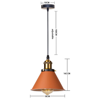Loft | Industrial Retro Pendant Light – Single & 3-Light Cluster, E27