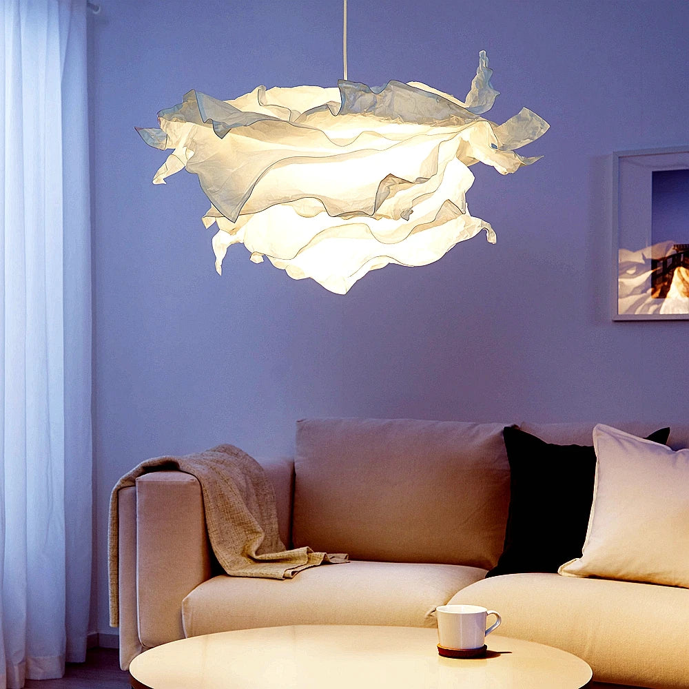 Cloud Light | DIY Fluffy Cloud Lamp Shade for Ceiling Pendant, Kids Bedroom & Nursery | Dreamy Cotton Decor Shade, 42, 60 or 85cm