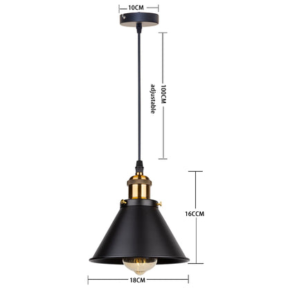Loft | Industrial Retro Pendant Light – Single & 3-Light Cluster, E27