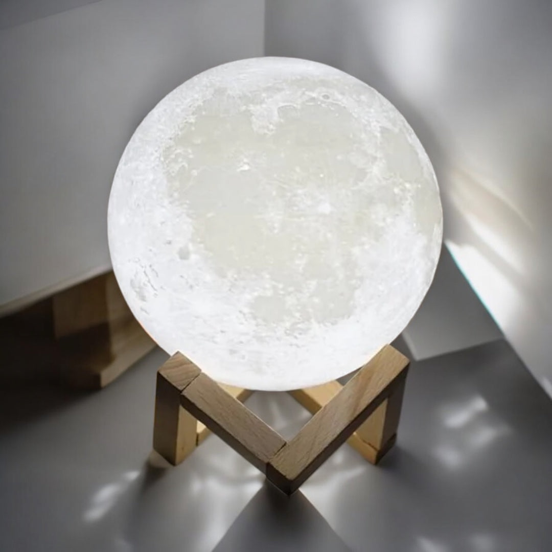 Lunar Glow | 3D Moon Light Lamp with Remote Control & Color Variations | Unique Home Decor for Ambiance 1