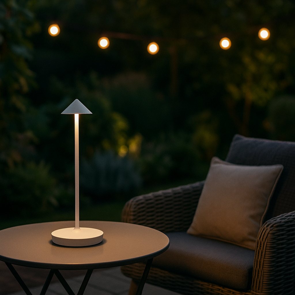 Minimalist Rechargeable Table Lamp with Touch Dimming | Versatile Indoor & Outdoor Lighting 1