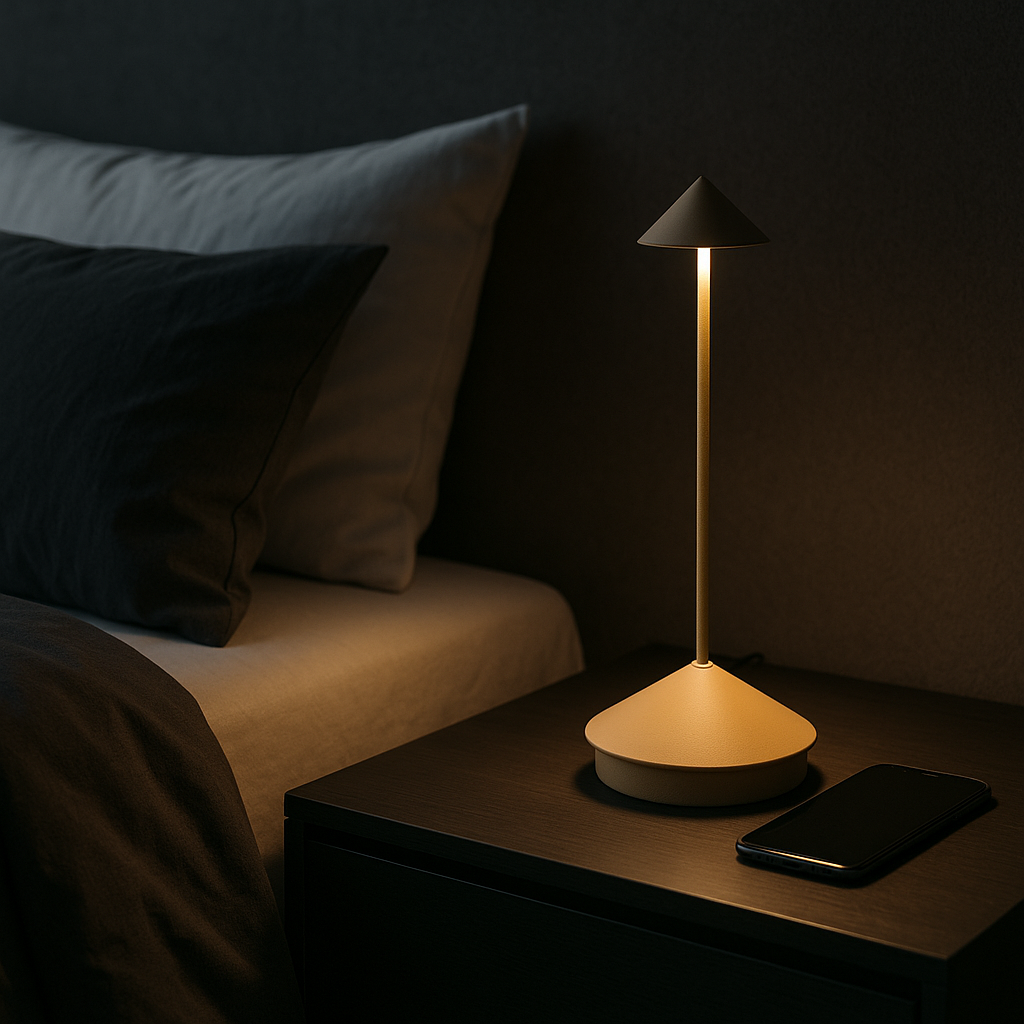 Minimalist Rechargeable Table Lamp with Touch Dimming | Versatile Indoor & Outdoor Lighting 2