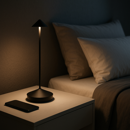 Minimalist Rechargeable Table Lamp with Touch Dimming | Versatile Indoor & Outdoor Lighting 4