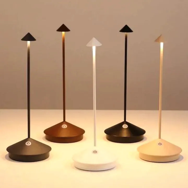 Minimalist Rechargeable Table Lamp with Touch Dimming | Versatile Indoor & Outdoor Lighting 5