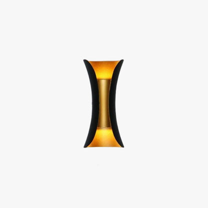 Noxel | Curved Outdoor Wall Lamp with IP65 Rating & LED Bulbs | Stylish Lighting for Garden and Corridor 1