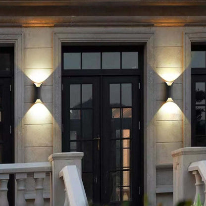 Noxel | Curved Outdoor Wall Lamp with IP65 Rating & LED Bulbs | Stylish Lighting for Garden and Corridor 10