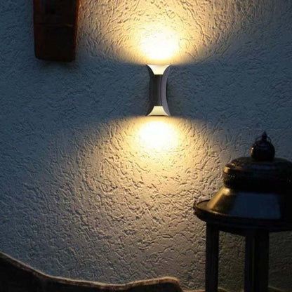 Noxel | Curved Outdoor Wall Lamp with IP65 Rating & LED Bulbs | Stylish Lighting for Garden and Corridor 4