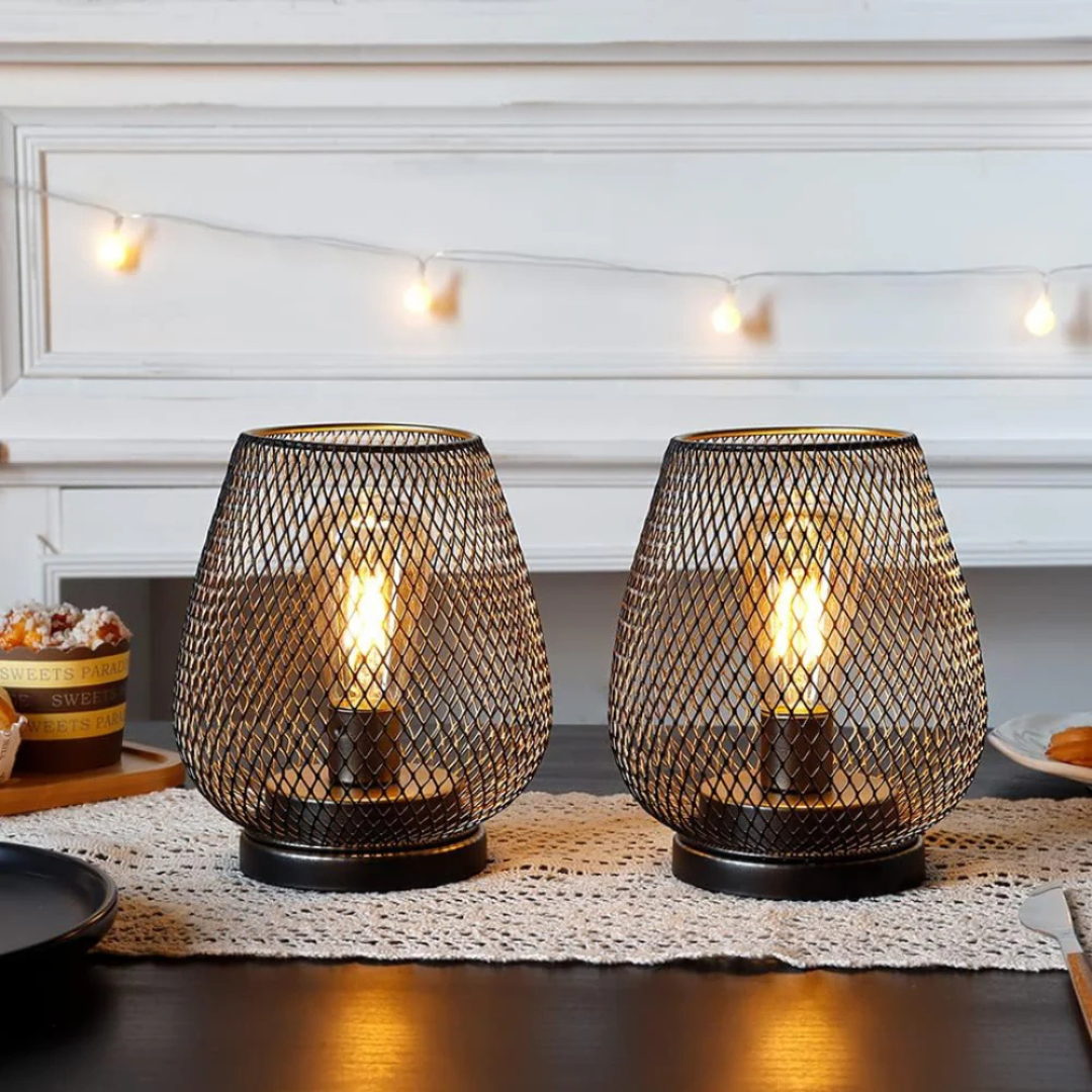 Portable LED Table Lamp Lantern with Warm Glow | Ideal for Indoor and Outdoor Use 4
