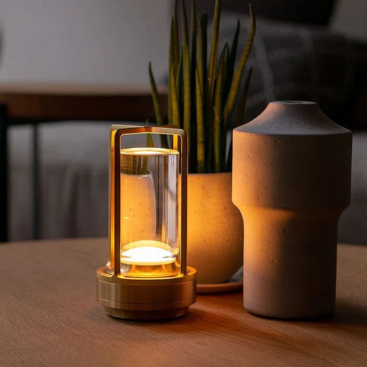 Portable Touch Dimmable LED Table Lamp with USB Rechargeable Battery | Adjustable Warm Light for Home and Outdoor 0