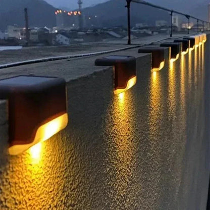 Solar Deck & Step Lights | Waterproof LED Fence Post Lights, up to 12-Pack