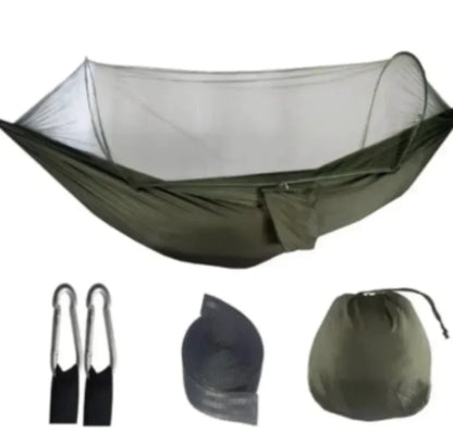 Camping Hammock with Mosquito Net | Lightweight Portable Outdoor