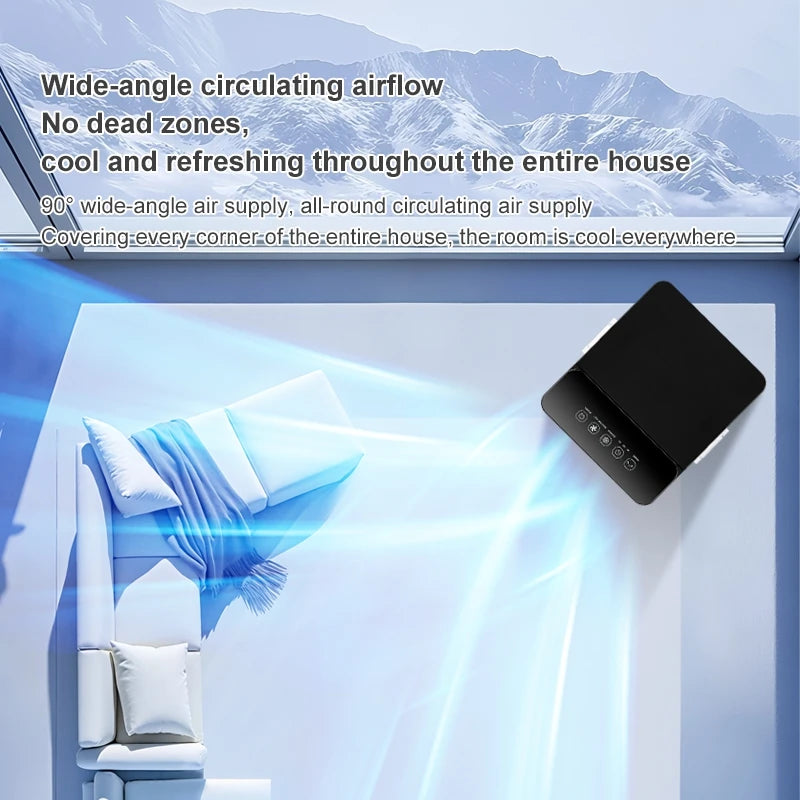 Evaporative Air Cooler 15L | Portable Swamp Cooler Fan with Remote & Ice Crystal Cooling for Home