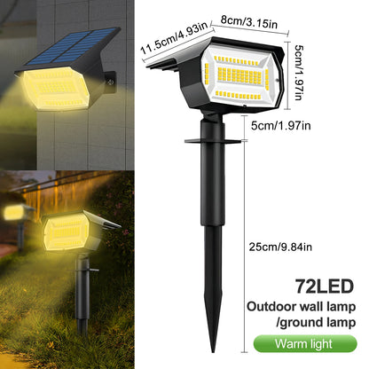 Solar spotlight RGB colour changing mode