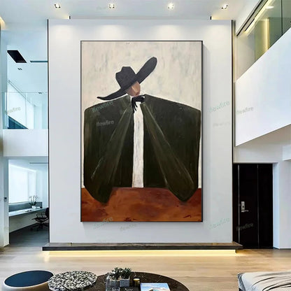 Abstract Oil Painting on Canvas | Handmade Wall Art for Living Room
