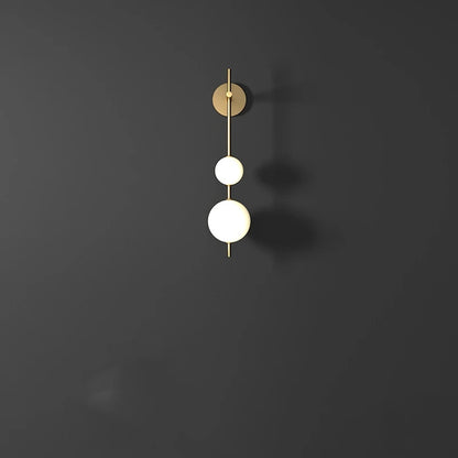 Vertical wall light 65cm 85cm size comparison