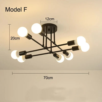 Nordic pendant light bedroom bedside hanging installation