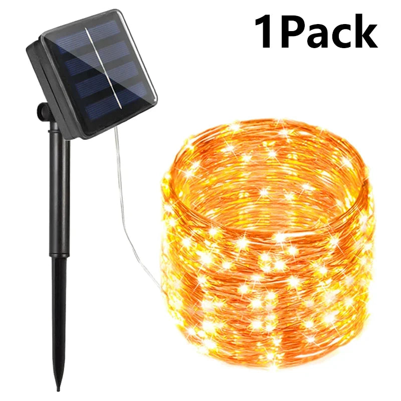 Solar Fairy Lights | Outdoor Waterproof LED Garden Path Lights IP65