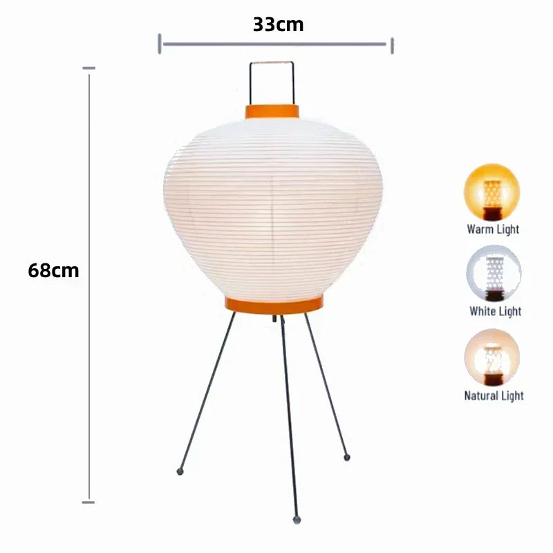 Japanese style floor lamp UK EU US plug options