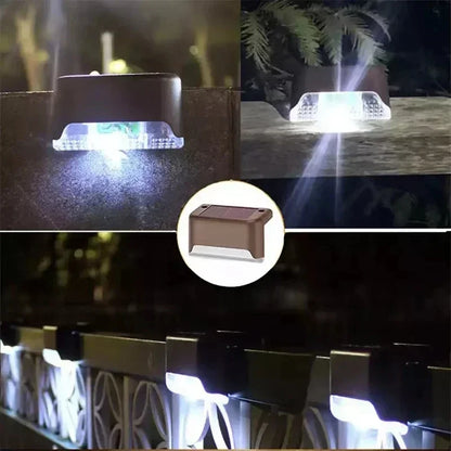Solar Deck & Step Lights | Waterproof LED Fence Post Lights, up to 12-Pack