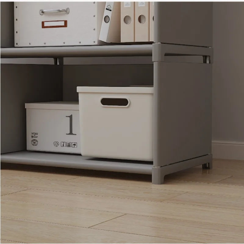 Freestanding Bookcase | Multi-Tier Display Shelf Easy Assembly