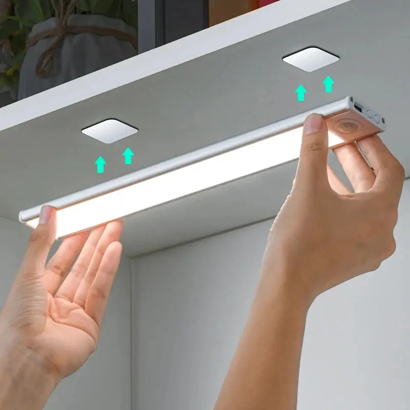 LED under cabinet light motion sensor strip bar
