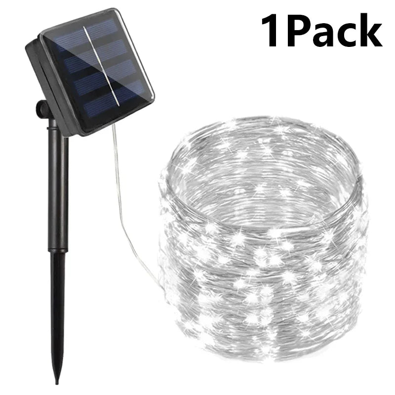 Solar Fairy Lights | Outdoor Waterproof LED Garden Path Lights IP65