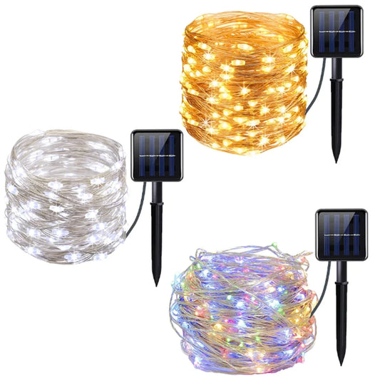 Solar Fairy Lights | Outdoor Waterproof LED Garden Path Lights IP65