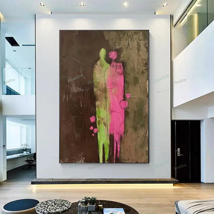 Abstract Oil Painting on Canvas | Handmade Wall Art for Living Room