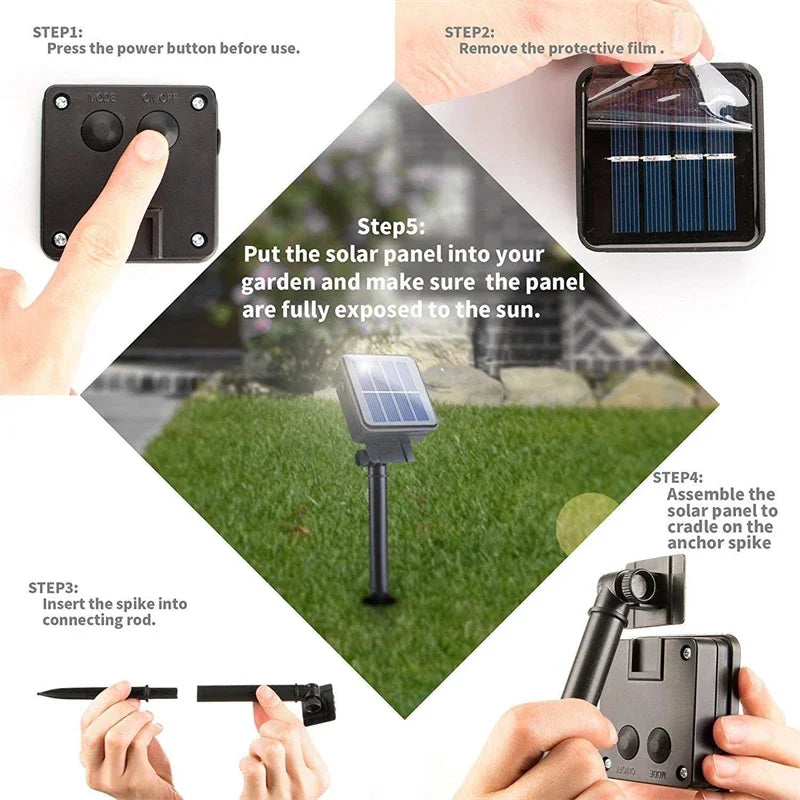Solar Fairy Lights | Outdoor Waterproof LED Garden Path Lights IP65