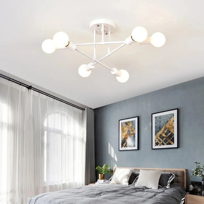 E27 ceiling chandelier pendant modern clean design