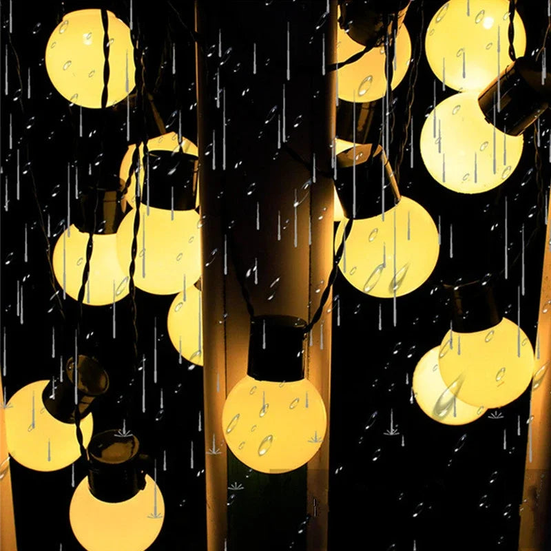 Waterproof LED globe string lights party wedding decoration