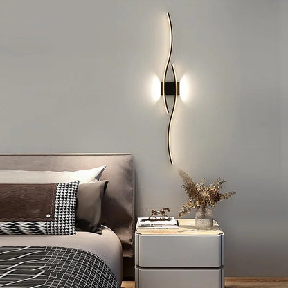 Slim wall light 80cm length modern minimalist design