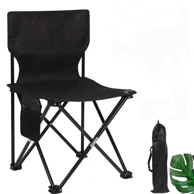 Foldable Camping Chair | Portable Lightweight with Side Pocket
