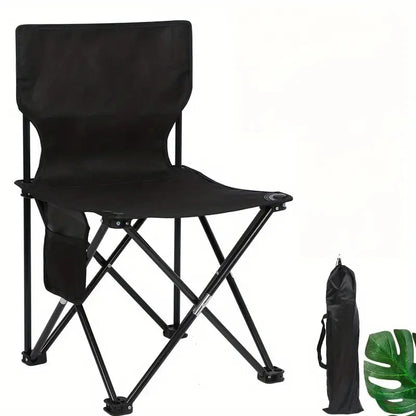 Foldable Camping Chair | Portable Lightweight with Side Pocket
