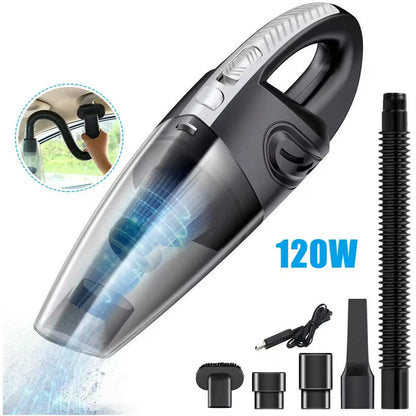 Handheld Cordless Vacuum | Portable Lightweight Car & Home Cleaner