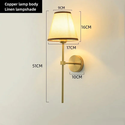 Industrial sconce light in modern rustic interior