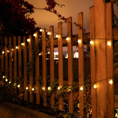 Solar crystal globe lights waterproof outdoor hanging