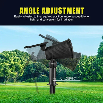 Solar Garden Spotlights | Adjustable 9-LED Outdoor Landscape Lights, 1–4 Pack