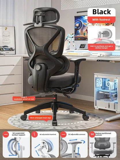 Reclining office chair armrest padding and width detail