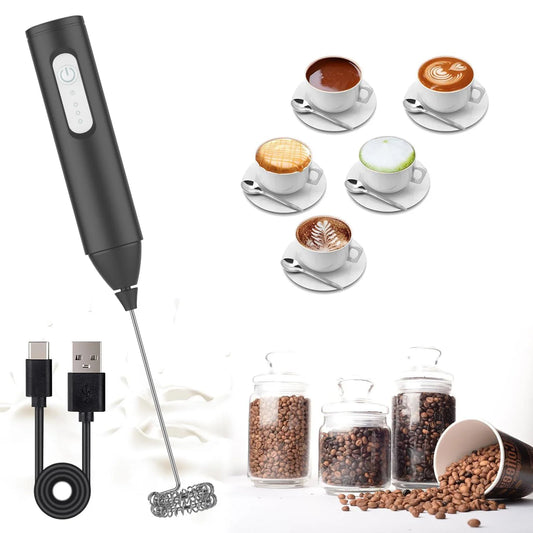 USB rechargeable milk frother electric foam maker