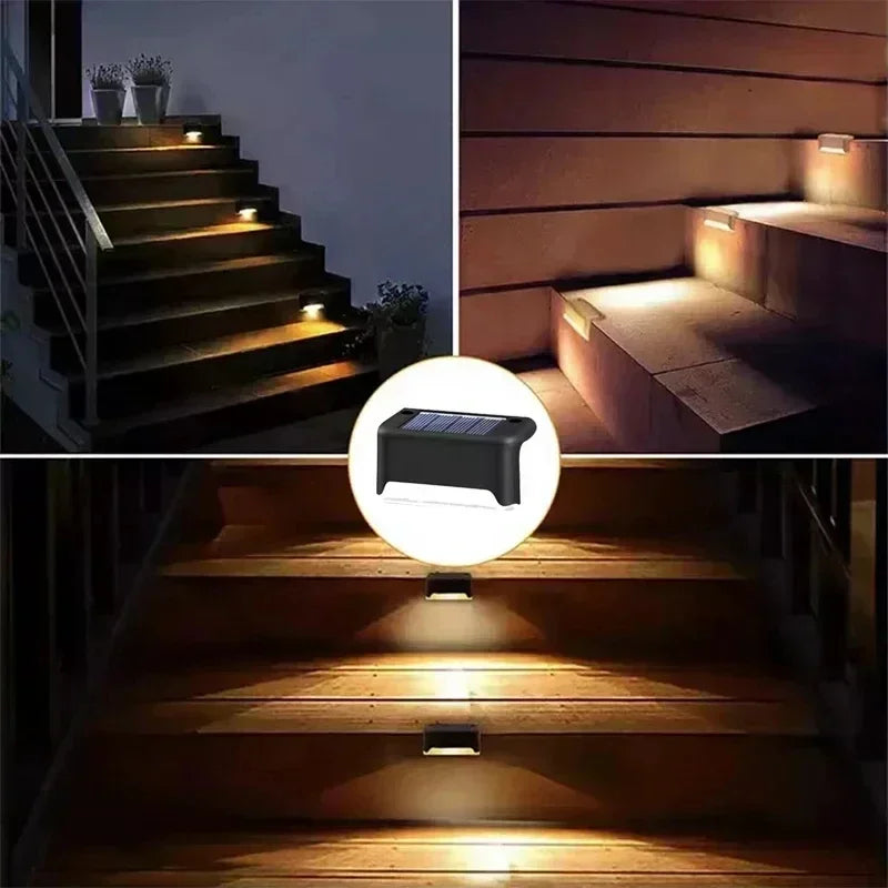 Solar Deck & Step Lights | Waterproof LED Fence Post Lights, up to 12-Pack