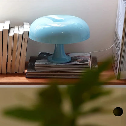 Retro Mushroom Table Lamp | Dimmable Tri-Colour LED Bedside Light