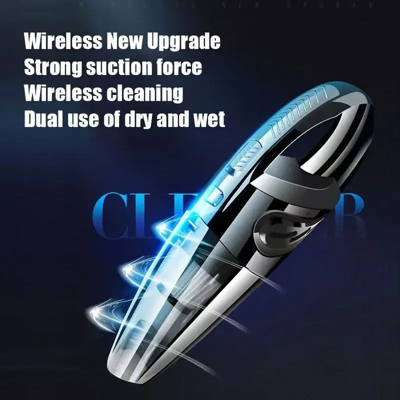 Handheld Cordless Vacuum | Portable Lightweight Car & Home Cleaner