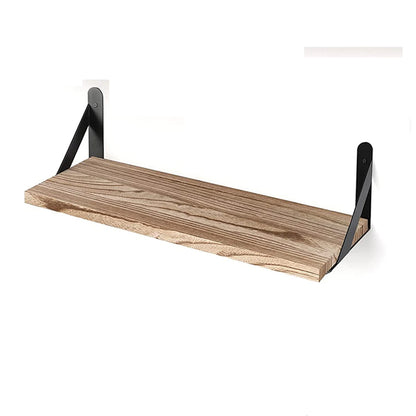 Floating Wall Shelves | Wooden Mounted Display Shelf White & Walnut