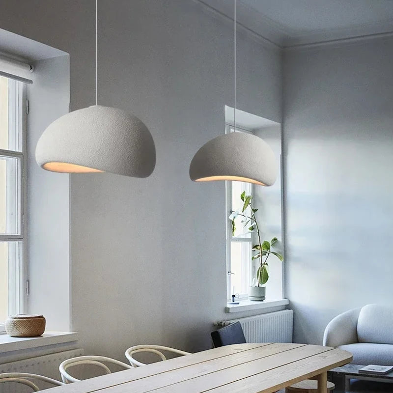 Pendant lamp 50cm size bedroom installation