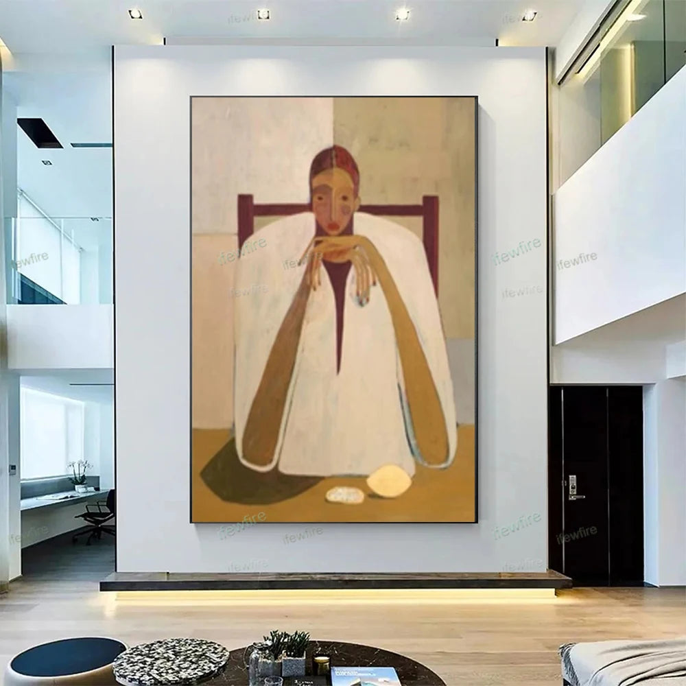 Abstract Oil Painting on Canvas | Handmade Wall Art for Living Room
