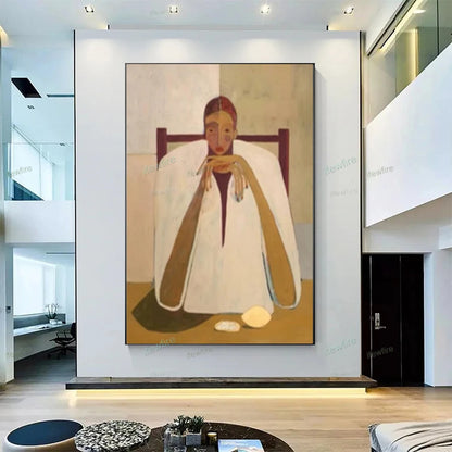 Abstract Oil Painting on Canvas | Handmade Wall Art for Living Room