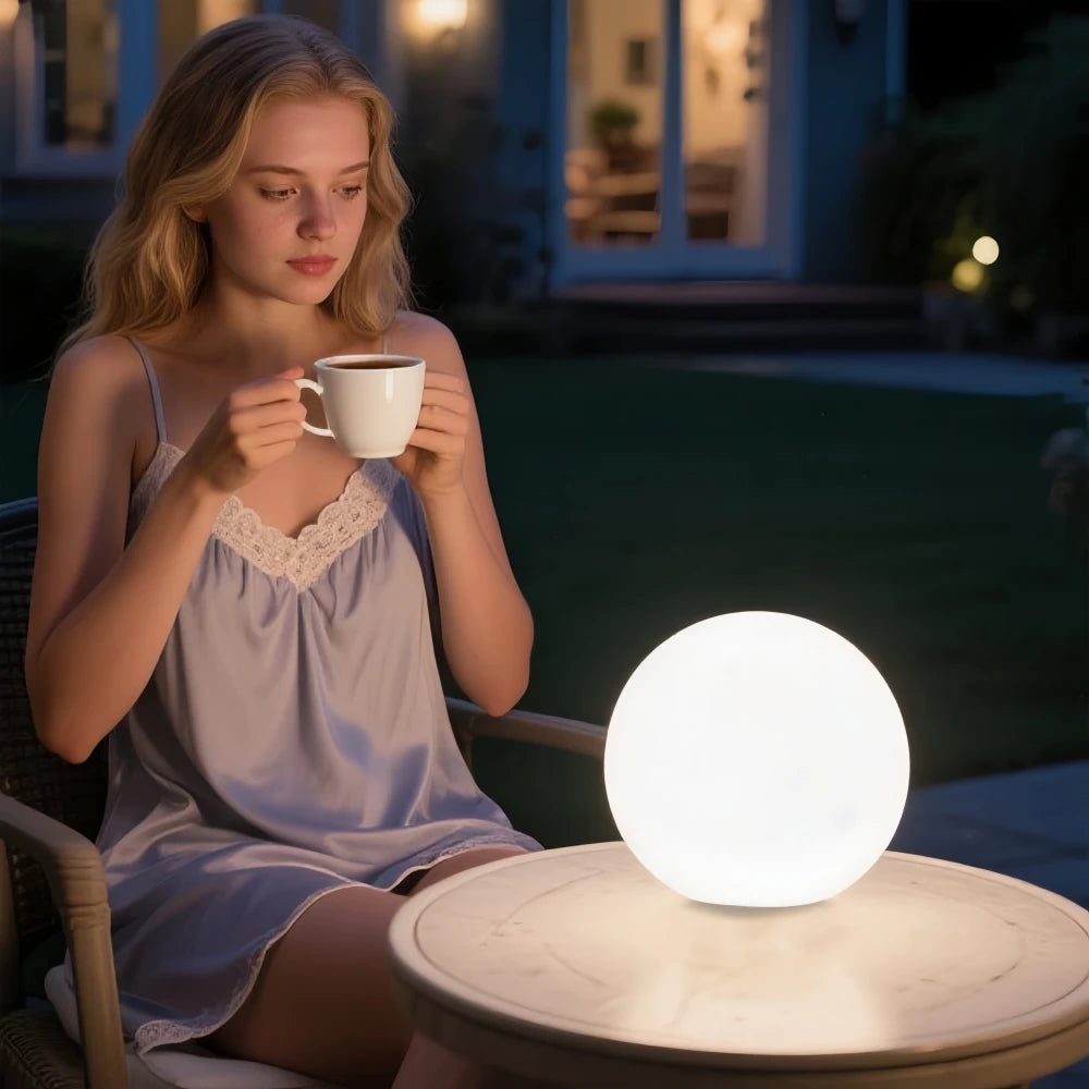 Solar Glow Globe Light | Colour-Changing Outdoor Garden Ball with Remote