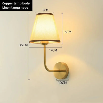 Wall sconce lamp hallway staircase installation