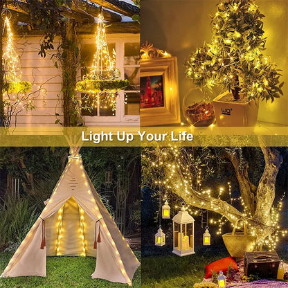 Solar Fairy Lights | Outdoor Waterproof LED Garden Path Lights IP65